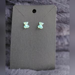 Iridescent Stud Earrings